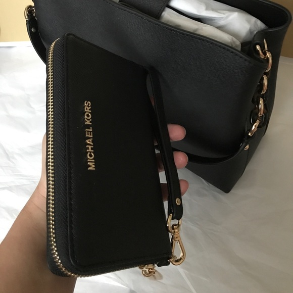 ❤️🌷mk Satchel set/Sofia/large/crossbody&wallet - Picture 7 of 8